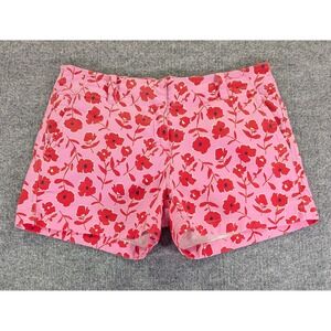 Vineyard Vines Womens Rock Rose Pink Red Chino Shorts Size 8 2H001348